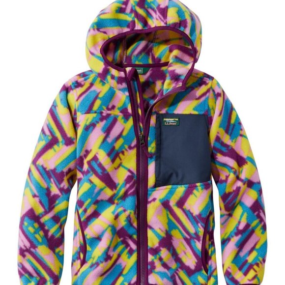 L.L. Bean Kids' Retro Mountain Classic Fleece Jacket, Print - Picture 2 of 7